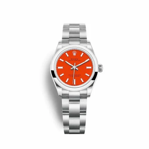 Rolex Oyster Perpetual 31 Stainless Steel / Red 277200-0008 (M277200-0001)